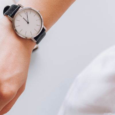 Close up of a man's watch