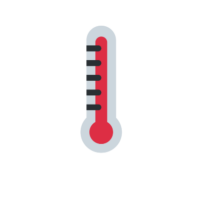 Illustrated thermometer