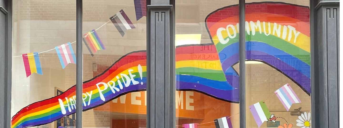 Happy Pride for June’s rolling window gallery