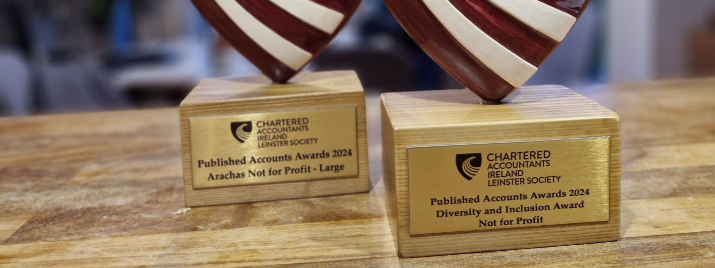 2024 Published accounts awards plaque's for Not-for-Profit - Large Group and Diversity and Inclusion - Not-for-Profit